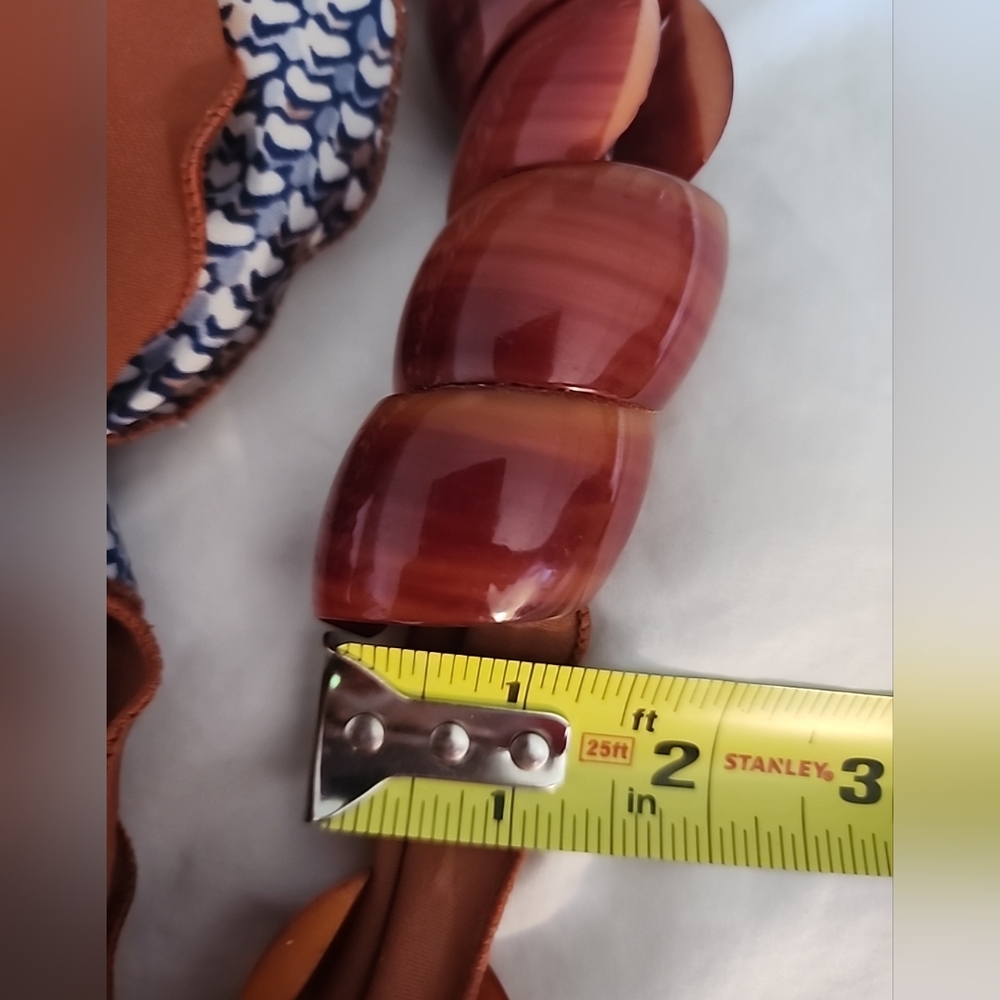 Vintage Large Shell Statement Necklace Hippie Gyp… - image 3